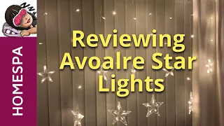 Avoalre Star Curtain Lights: A Brilliant Way to Light Up A Room (discount code below) #ad