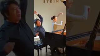 Husband and wife pianists play a blistering duet! #shorts