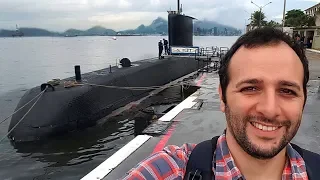 Andamos num SUBMARINO BRASILEIRO da MARINHA! #Boravê 🔵Manual do Mundo