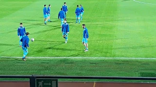 The reserves of San Marino, maybe the worlds worst football team, showing their skills