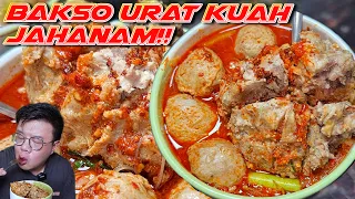 GA NGOTAK PEDESNYA!! BAKSO URAT TERPEDAS DAN TERMERAH YG PERNAH GW MAKAN...