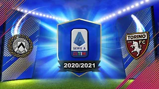 PES 2021 - Udinese vs Torino - PS4 GAMEPLAY -  ANTHEM & STADIUM