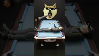 Billiards Funny Collection - So hurt !!! （Do you need a cue ?）#Shorts