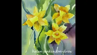 How to paint daffodils in watercolour