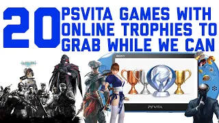 PS Vita games with online trophies to grab while the servers are up!