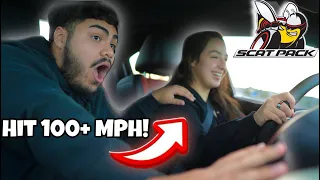 I LET MY GIRLFRIEND DRIVE MY NEW 392 WIDEBODY SCAT PACK *BAD IDEA*