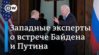 "Разговор по существу": западные эксперты о встрече Путина и Байдена