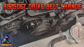 R34 GTT - Auxilary Drive Belt Change