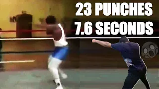 LIGHT WEIGHT ATTEMPTS MIKE TYSON'S FASTEST SHADOW BOXING  COMBINATION EVER