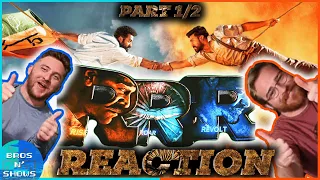 First Time Watching *RRR* MASTERPIECE REACTION • Part 1/2