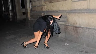 Chloe Ferry Falls Over Coming Out Of House Of Smith After Geordie Shore's Press Night