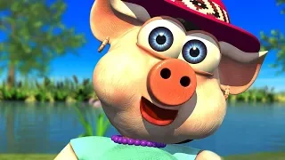 Mrs Pig Went Out for a Walk - Zenon's Farm Nursery Rhymes |  The Children Kingdom