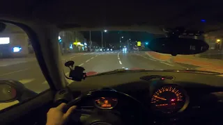 Pov: tuned Mini Cooper NIGHT DRIVE, Germany