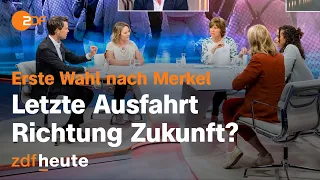 Erste Wahl nach Merkel – letzte Ausfahrt Richtung Zukunft? | maybrit illner vom 16.09.2021