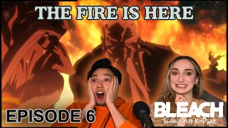 THE FIRE!! Bleach TYBW (REACTION) Episode 6