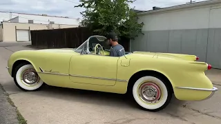 1955 Harvest Yellow Corvette - Final Drive / Ride Along