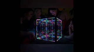HyperCube Nano Infinity Cube LED Light with Stand #shorts #viral
