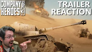 Company of Heroes 3 - Africa Trailer Reaction with HelpingHans