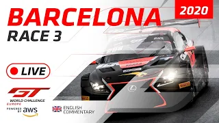 RACE 3 - BARCELONA GTWC EUROPE 2020 - ENGLISH