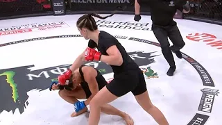 #BELLATOR256 DIANA AVSARAGOVA KO's TARA GRAFF!!