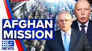 Australia’s Afghanistan mission held up in Dubai | 9 News Australia