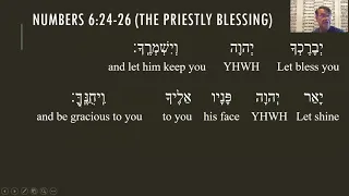 Numbers 6:24-26 (Hebrew)