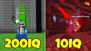 200IQ vs 10IQ Minecraft Plays #2