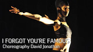 I FORGOT YOU'RE FAMOUS by DAVID JONATHAN