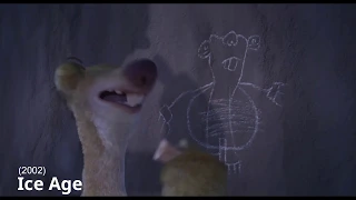 Ice Age (2002) sid says  "I'm a genius"