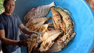 PESCARIA COM OS AMIGOS - CHURRASCO DE LAGOSTA!  PESCAR E COMER ( DIEGO PESCADOR AMADOR)