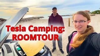 Tesla Camping: Roomtour in unserem Model 3 Camper