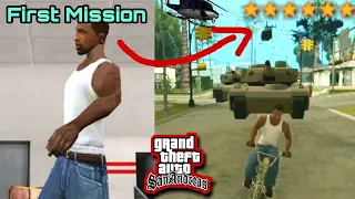 First mission with 6-star wanted level | GTA San Andreas.