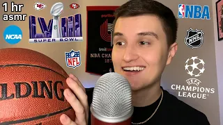 ASMR | Whispering ALL About Sports Until You Fall ASLEEP 🏈💤 (whisper ramble)