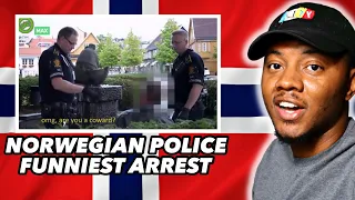 AMERICAN REACTS To Norwegian Police Funniest Arrest Ever