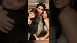 ShahrukhKhan Cute baby AbramKhan with beautiful daughter SuhanaKhan#gaurikhan#aryankhan#srk#shorts❤️