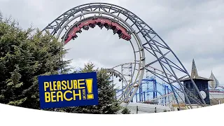 Achterbahn Museum Pleasure Beach Blackpool - eine Coaster Tour im Pleasure Big Dipper bis Icon: