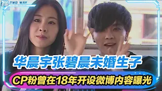 华晨宇张碧晨未婚生子，CP粉曾在18年开设微博，内容曝光好劲爆