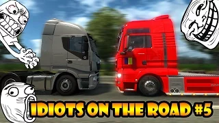 ★ IDIOTS on the road #5 - ETS2MP | Funny moments - Euro Truck Simulator 2 Multiplayer