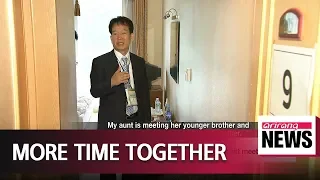 Long-lost family members from both Koreas relish every moment of their second day together