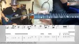 ★Avenged Sevenfold HAIL TO THE KING "Solo" | Gitarren Tutorial  Tabs/Noten+Overhead Cam Lesson★