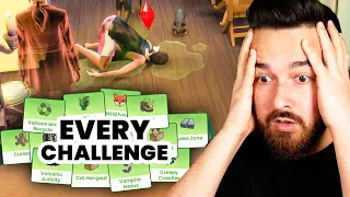 I tried to play The Sims with every single lot challenge enabled