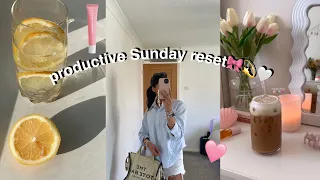 Sunday reset vlog * productive