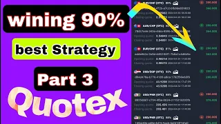 Best mobile strategy / part 3 / quotex trading strategy 1 minute