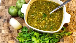 SALSA VERDE TATEMADA PARA TACOS 🌮