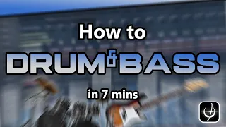 How to make DRUM&BASS in FL Studio 21 + (Free FLP)