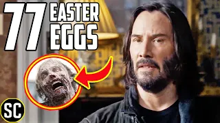 MATRIX: Resurrections Trailer: Every Easter Egg + Matrix ZOMBIES Revealed |  BREAKDOWN