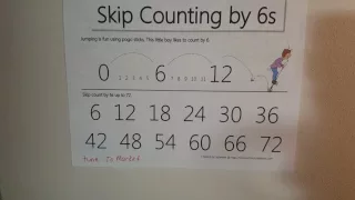 Skip Counting by 6's-updated