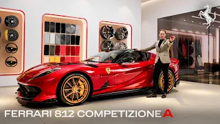 Ferrari 812 Competizione A - Atelier in Rosso Lipstick | Ferrari Ulrich