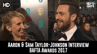 Aaron & Sam Taylor-Johnson Interview - BAFTA Awards 2017