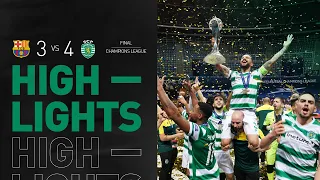 Futsal | Resumo: FC Barcelona x Sporting CP (Final da UEFA Futsal Champions League)